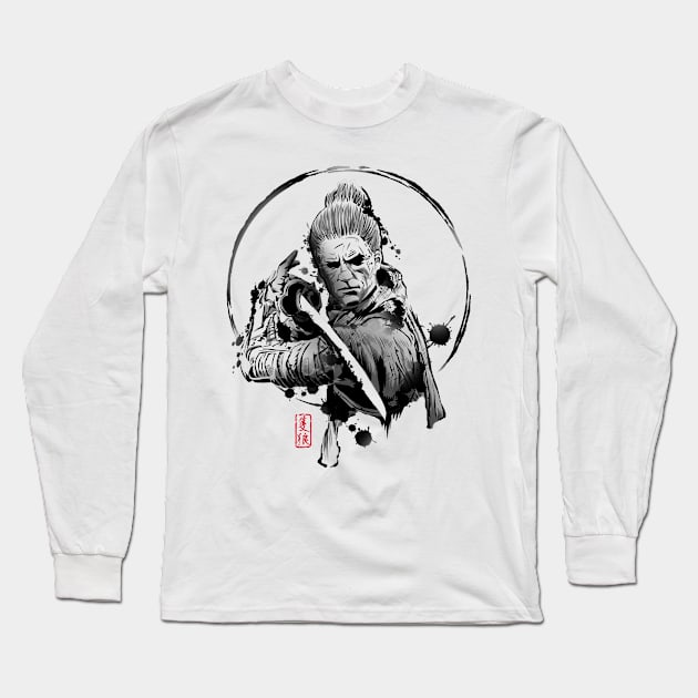 Shinobi Warrior Long Sleeve T-Shirt by ddjvigo